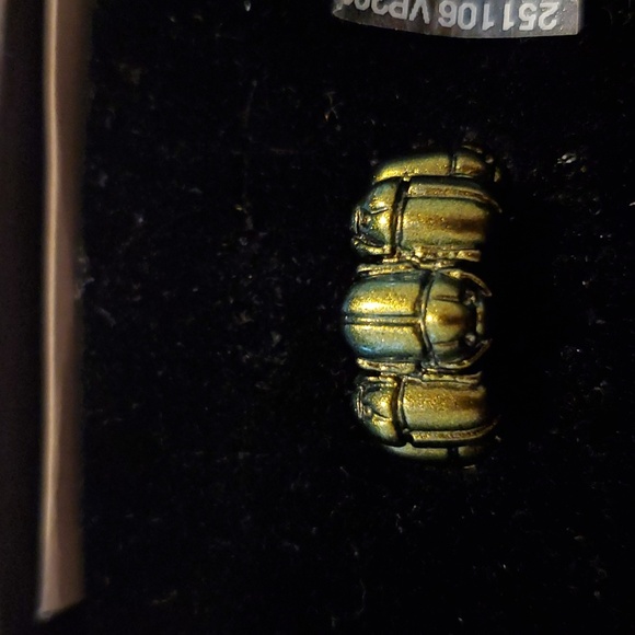 Bottega Veneta Scarab Beetle Silver Ring - Size 6 (Italy 13) NWT - Picture 7 of 11